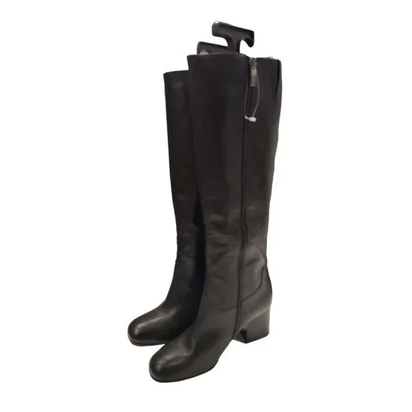 Franco Sarto Anberlin Womens Leather Knee-High Riding Boots Size 6 - Picture 3 of 8